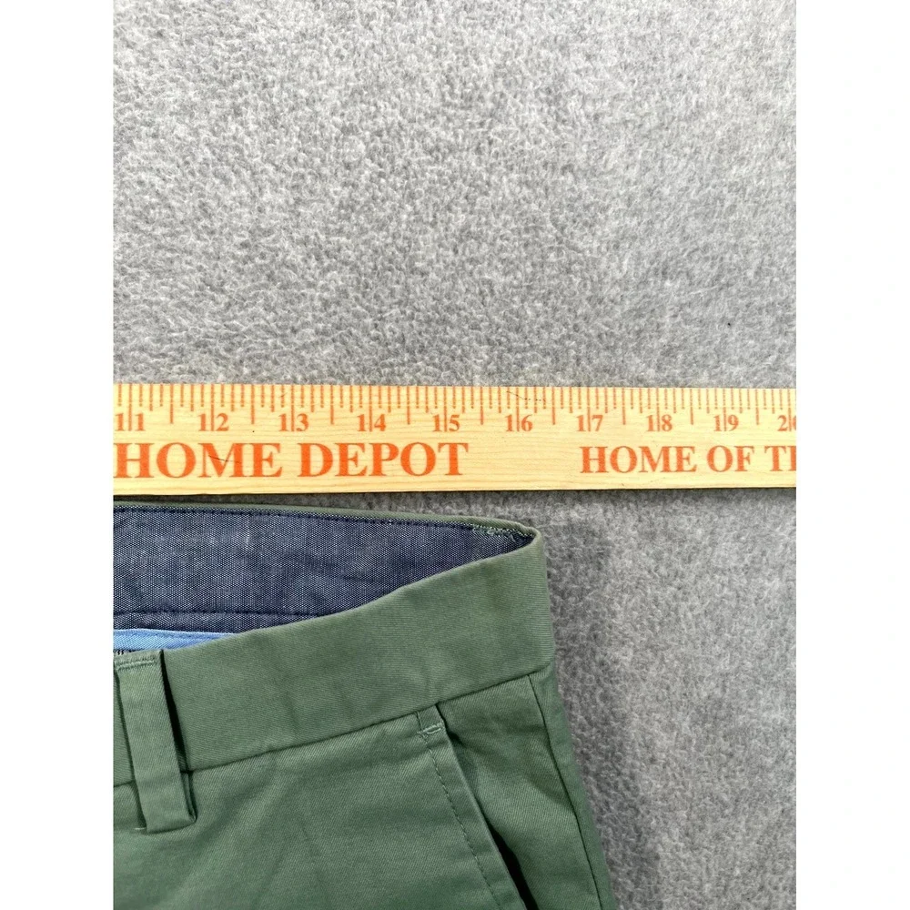 Banana Republic Chino Pants Mens 32x32 Mint‎ Green Fultone Skinny Leg Flat Front